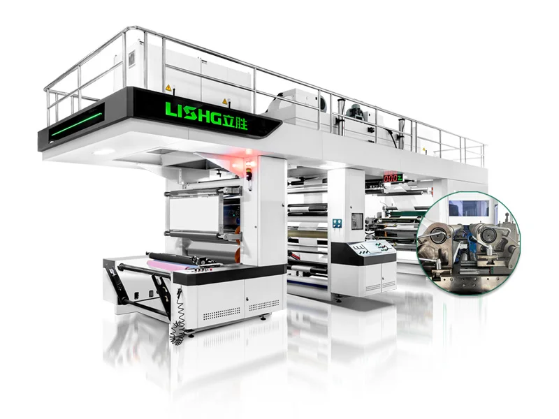 King Series 4 Color Sleeve Type CI Flexographic Printing Machine for Flexible Packaging Thumbnail - LISHG