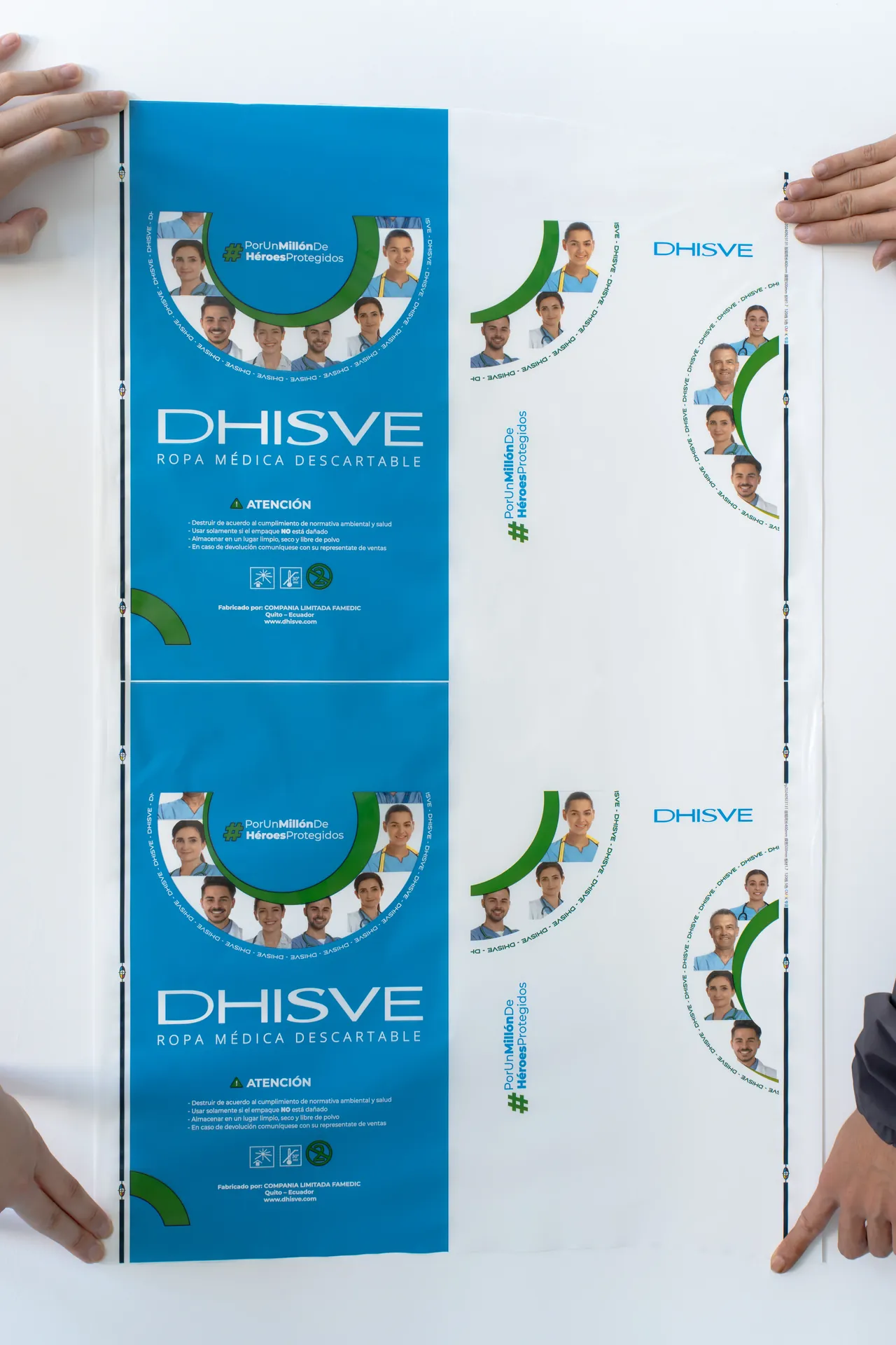 Flexible packaging print samples from Master Series CI flexo press