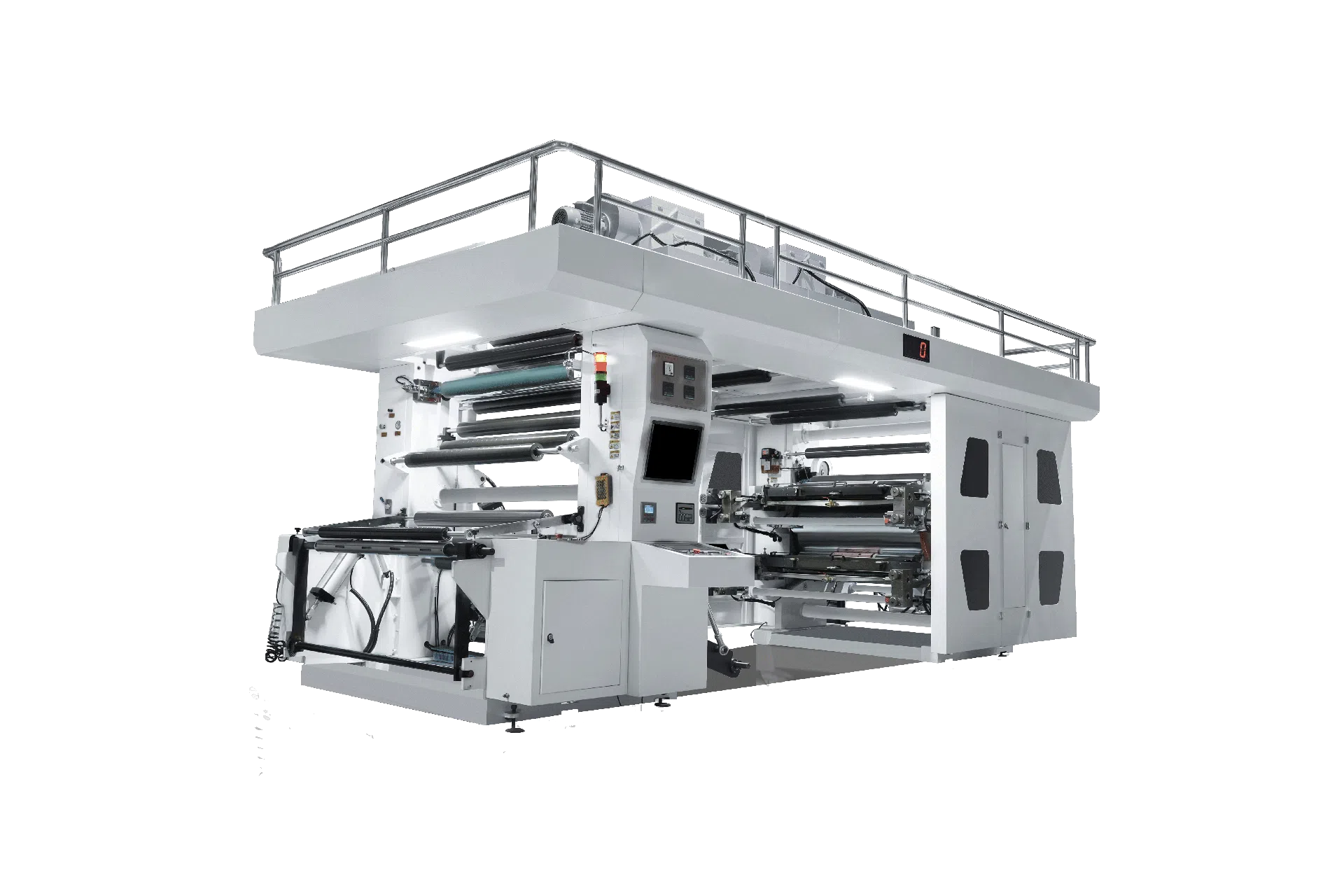 ULTRA Series 4 Color CI Flexographic Printing Machine for PE PET BOPP Film Packaging Thumbnail - LISHG