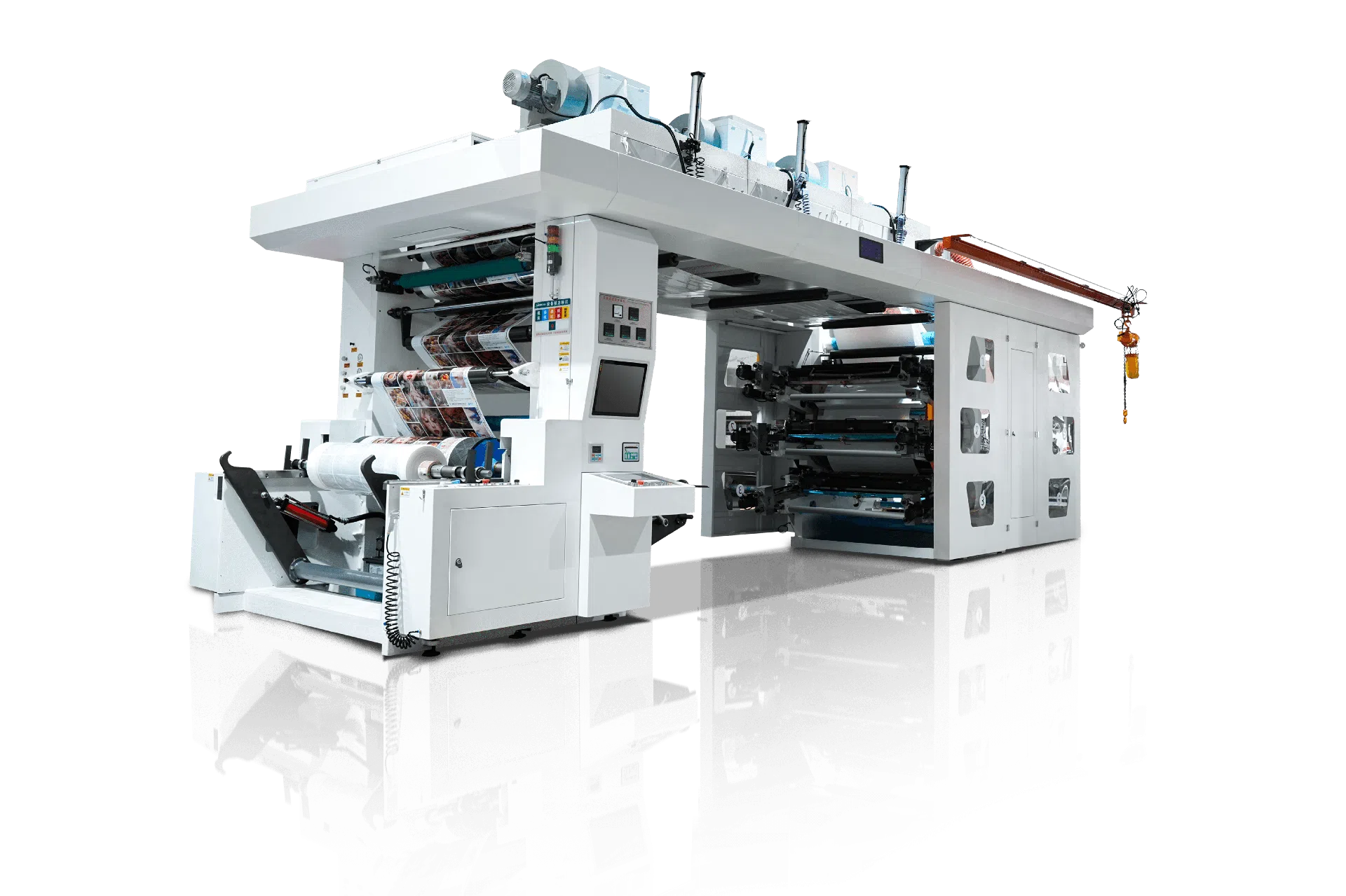 ULTRA Series 6 Color CI Flexographic Printing Machine for PE PET BOPP Plastic Film Packaging Thumbnail - LISHG