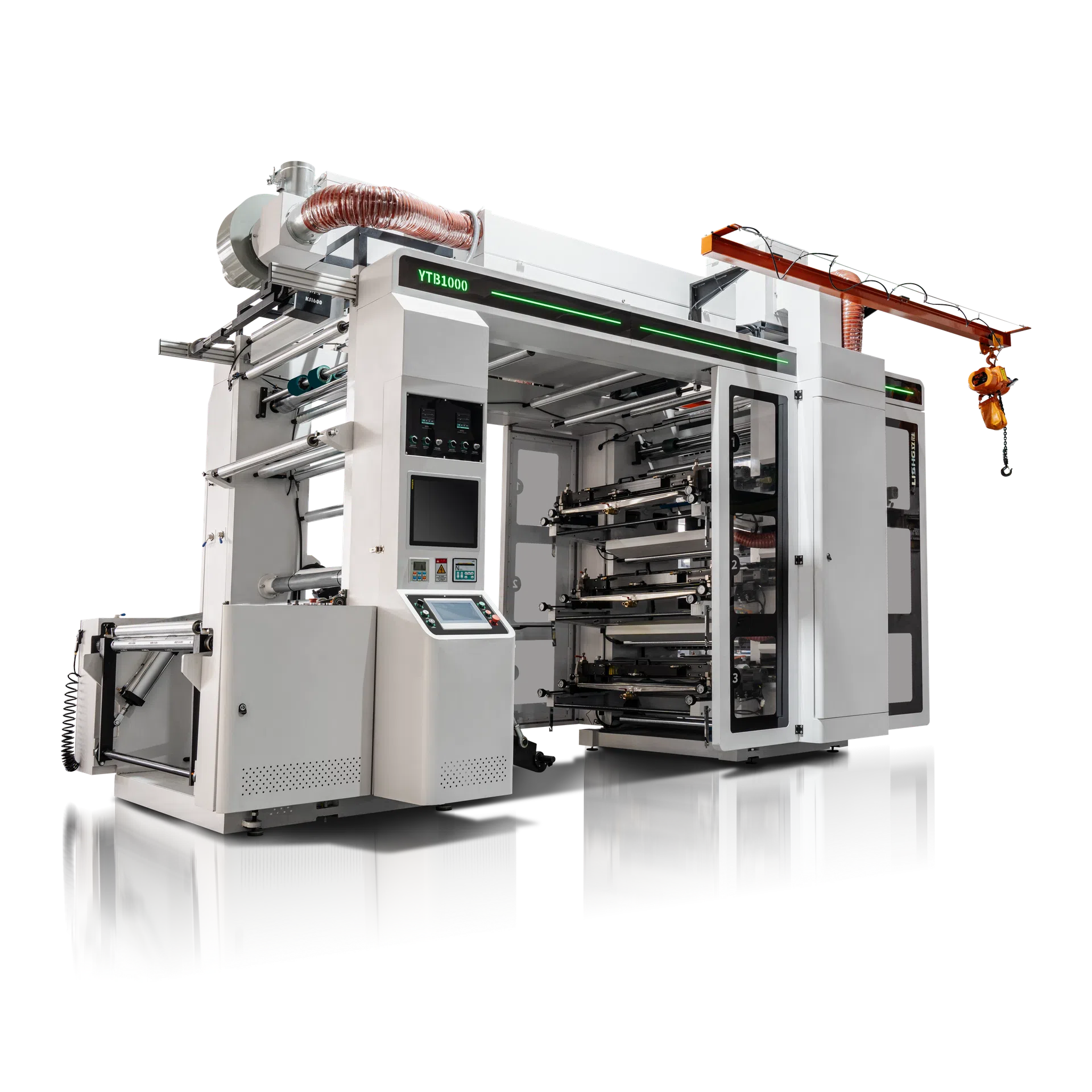 HONOR Series 6 Color Servo Stack Flexo Printing Machine for Flexible Films Thumbnail - LISHG