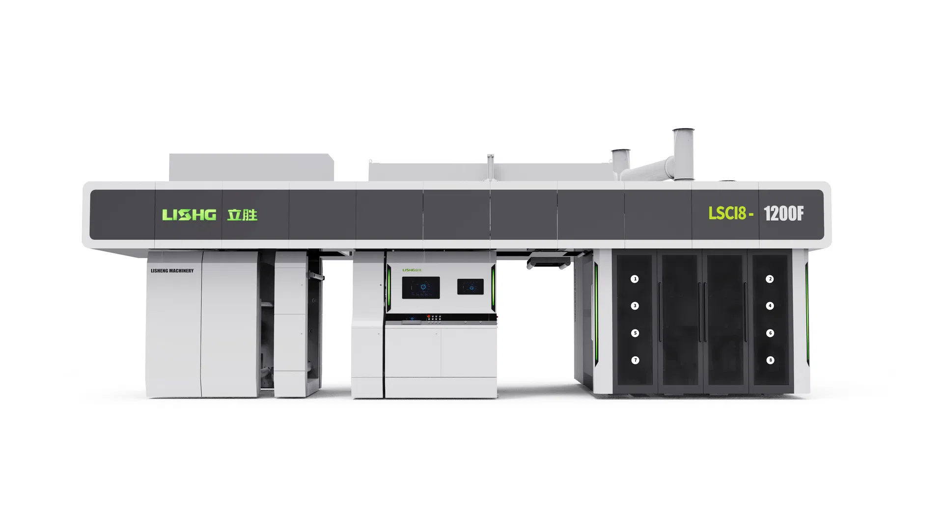 Master Series 8 Color Full Servo Gearless CI Flexographic Printing Machine for Flexible Packaging Thumbnail - LISHG