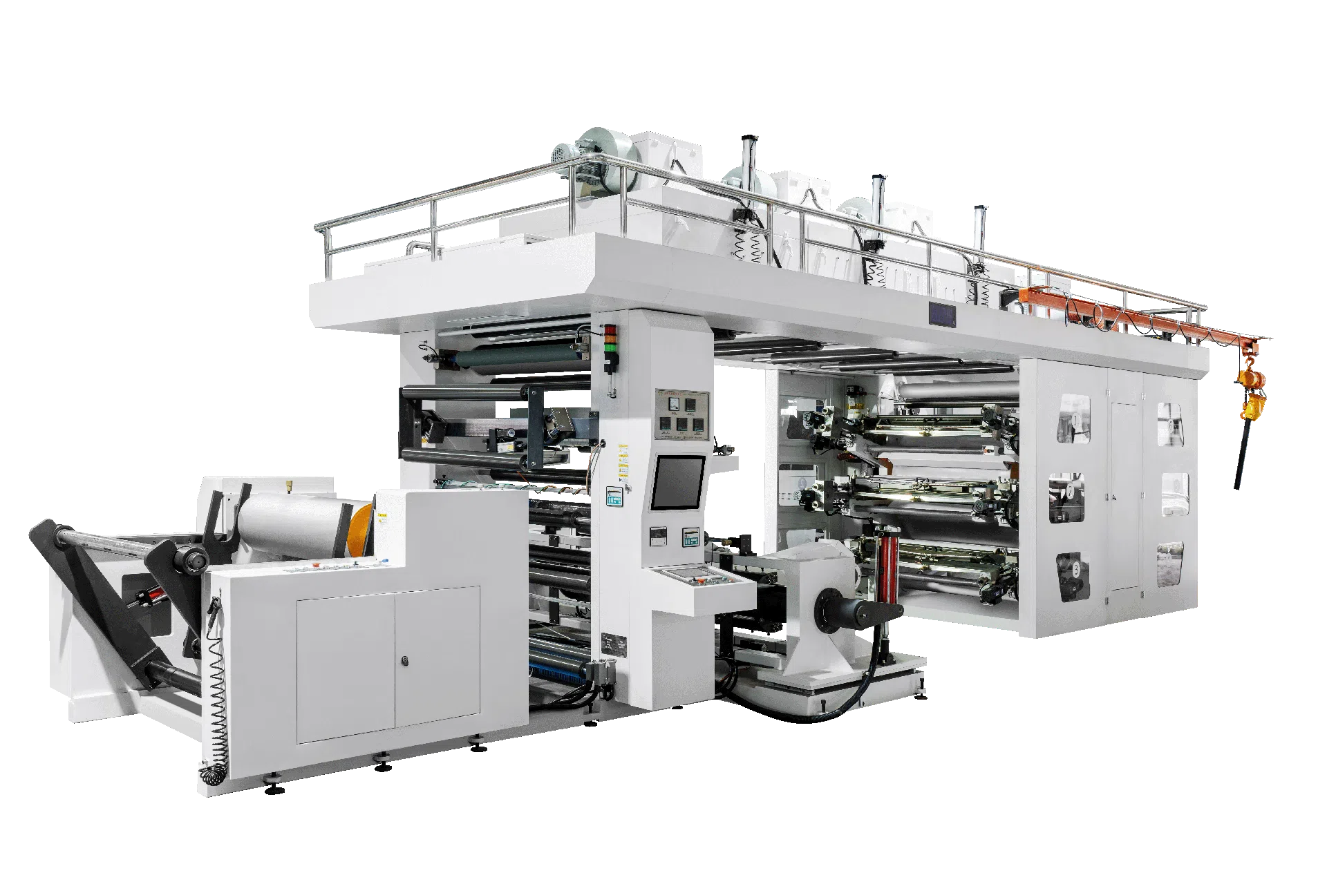 ULTRA Series 6 Color CI Flexographic Printing Machine for Paper Packaging and Thermal Paper Printing | LISHG Machinery ULTRA Series 6 Color CI Flexographic Printing Machine for Paper Packaging and Thermal Paper Printing