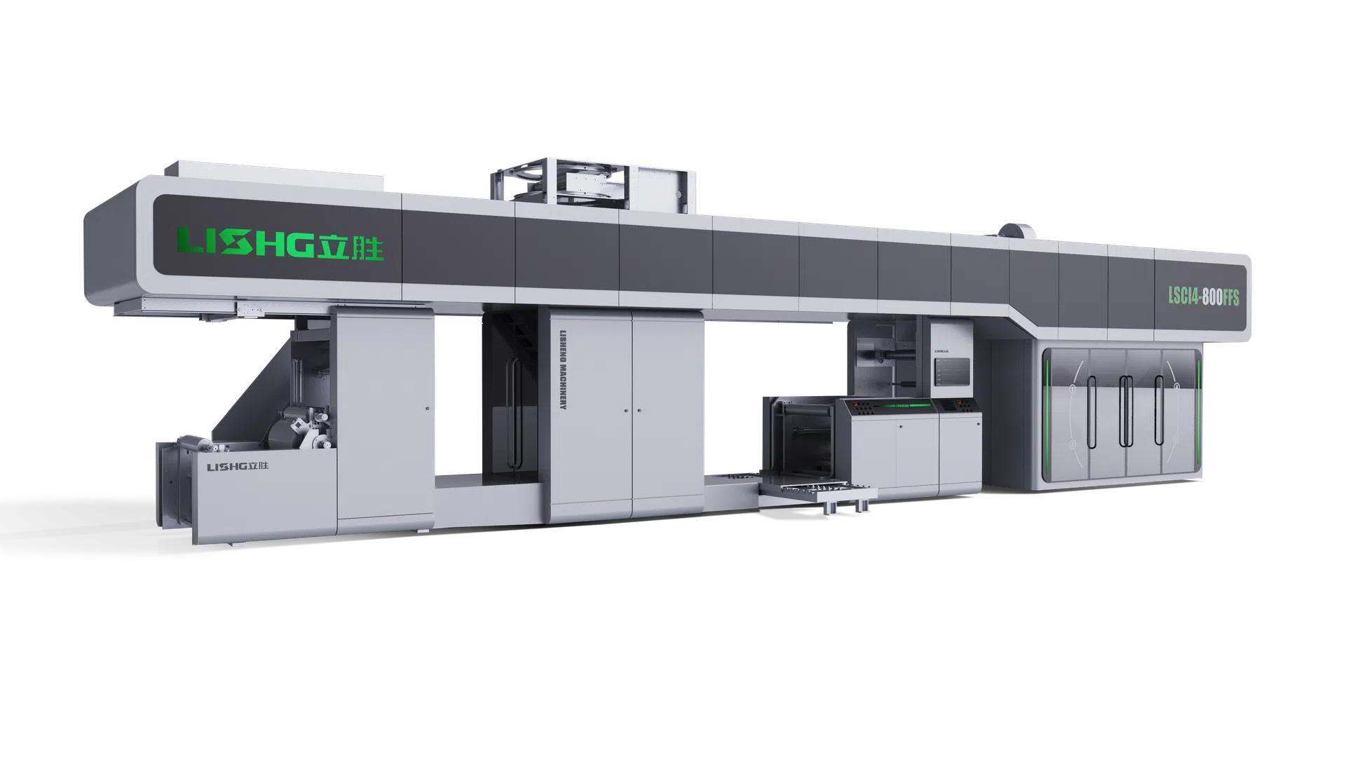 Master Series 4 Color Full Servo Gearless CI Flexographic Printing Machine for FFS Film Production